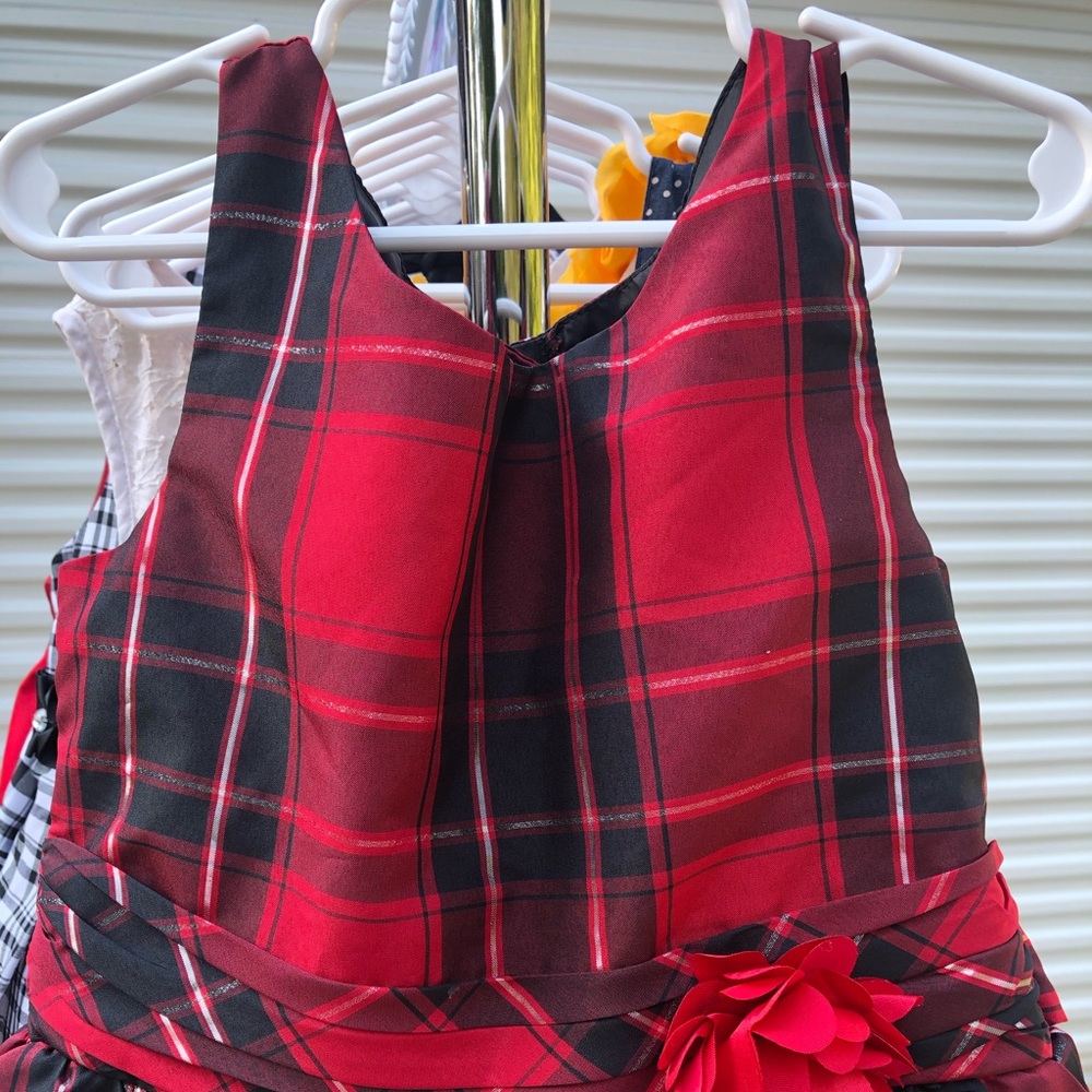 Holiday red dress